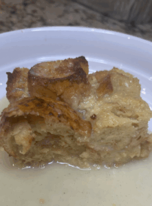 White Chocolate Bread Pudding